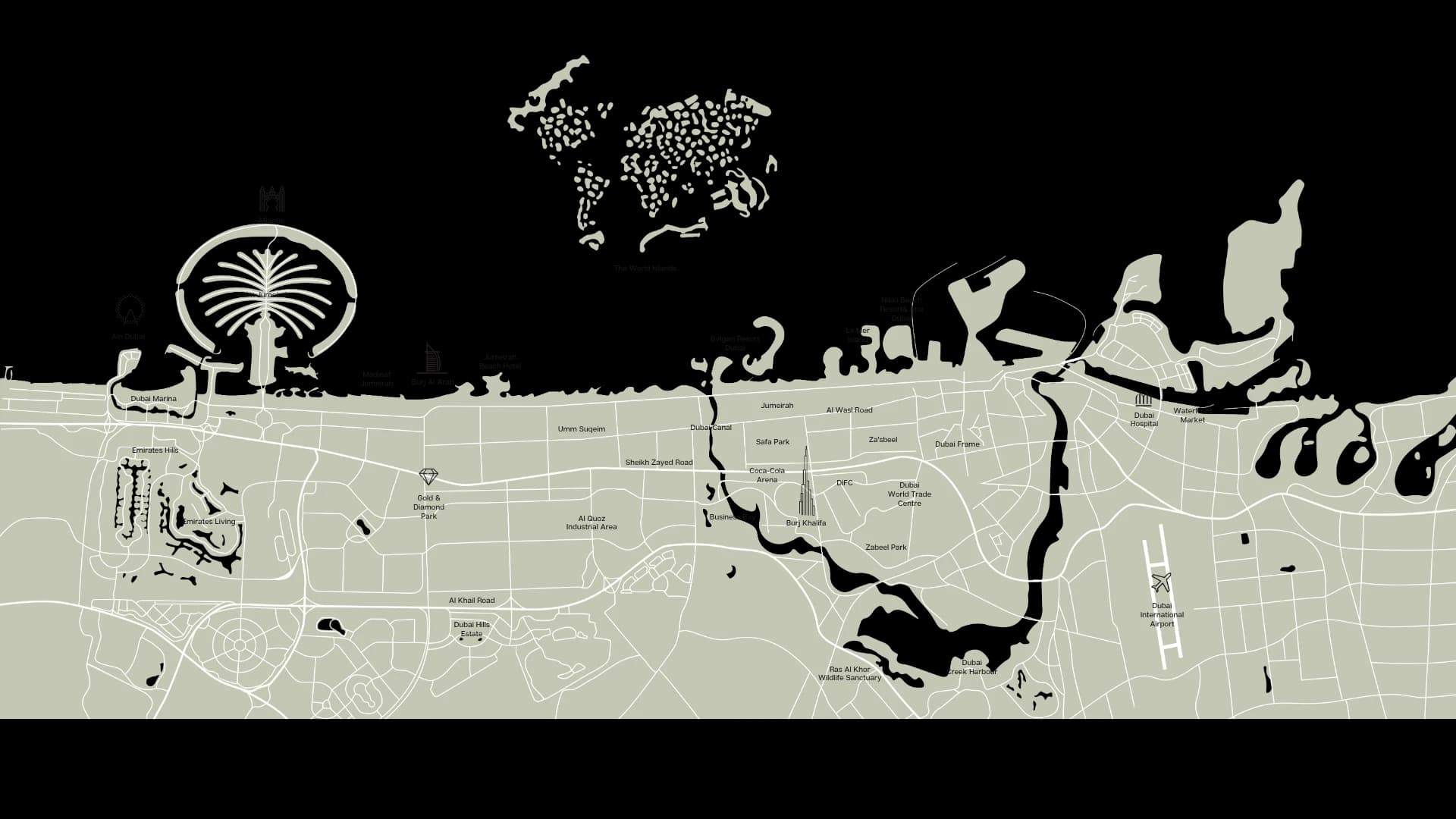Dubai Master Map