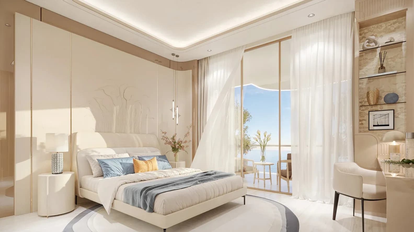 Living Room with Sea View
