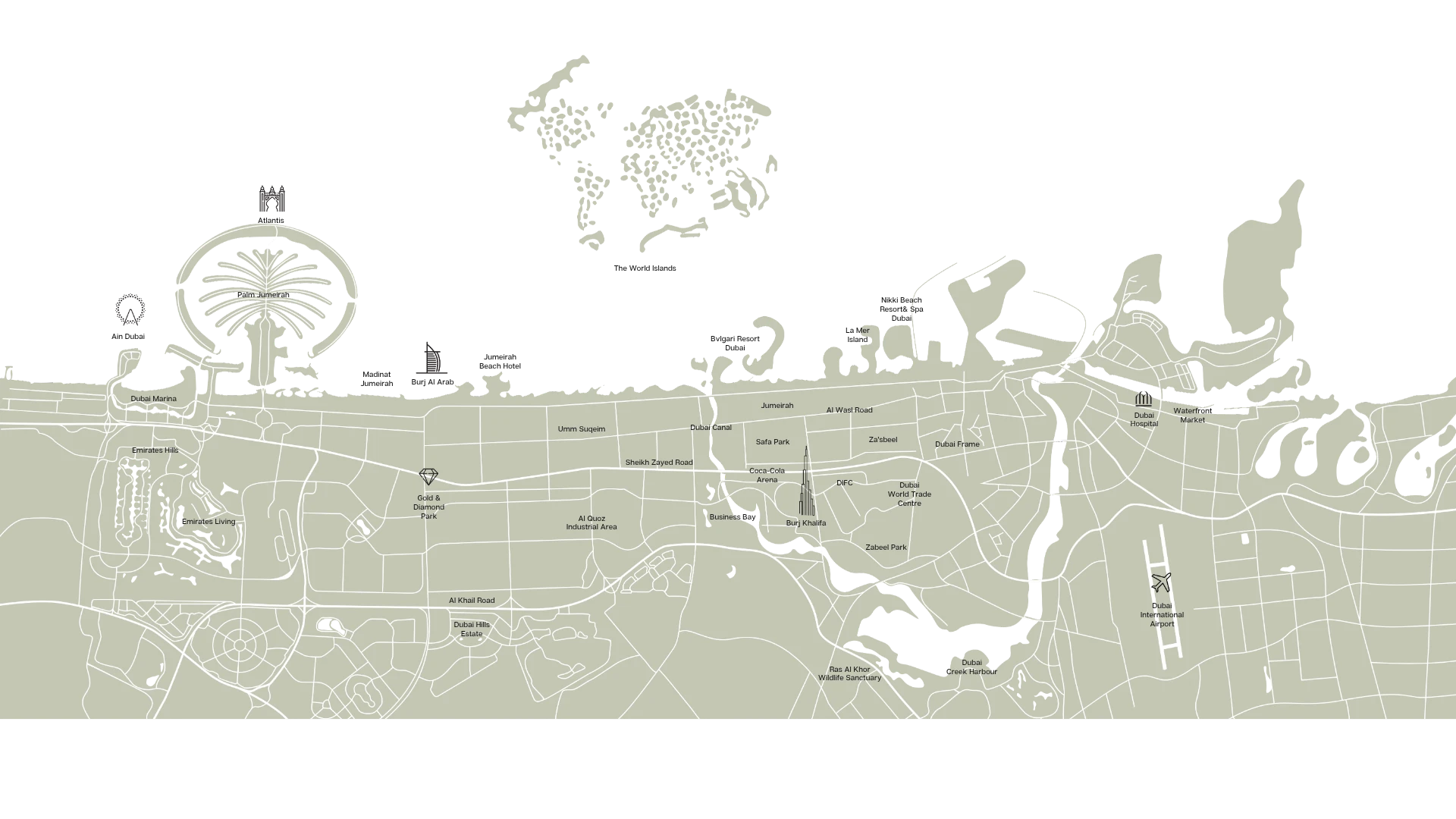 Dubai Master Map