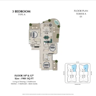 10 & 12 floor Tower A-B_Tower A 01