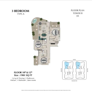 10 & 12 floor Tower A-B_Tower B 04