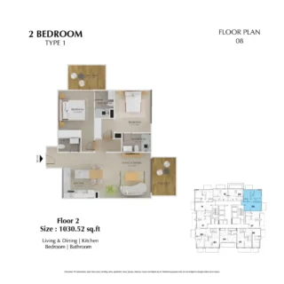 Treppan Tower 2nd Floor Unit Layout -08