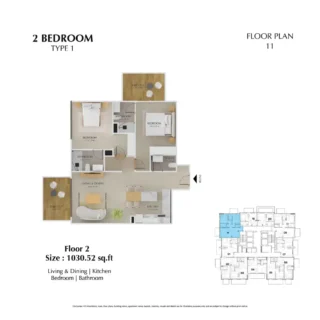 Treppan Tower 2nd Floor Unit Layout -11